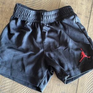 Air Jordan baby 9 month black shorts